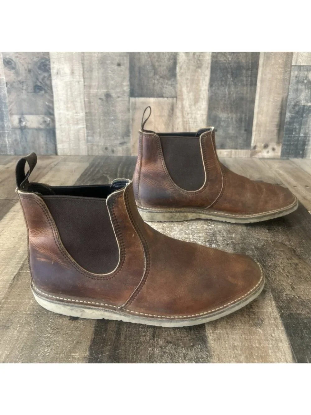 Red Wing 3311 Heritage Weekender Chelsea Plain Toe Work Boots Mens 11 D